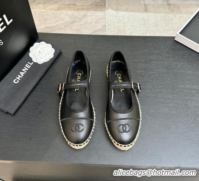 Good Looking Chanel Calfskin Mary Janes in Black Lambskin G47256 Spring Summer 2026