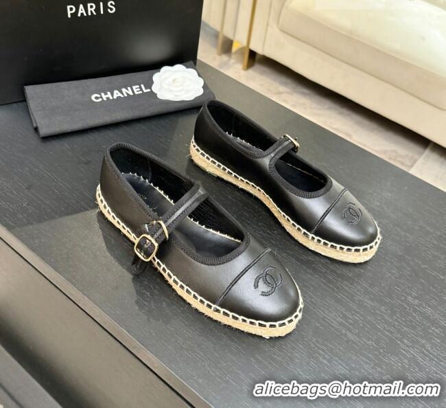 Good Looking Chanel Calfskin Mary Janes in Black Lambskin G47256 Spring Summer 2026