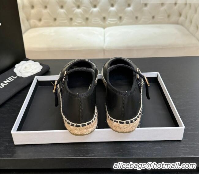 Good Looking Chanel Calfskin Mary Janes in Black Lambskin G47256 Spring Summer 2026