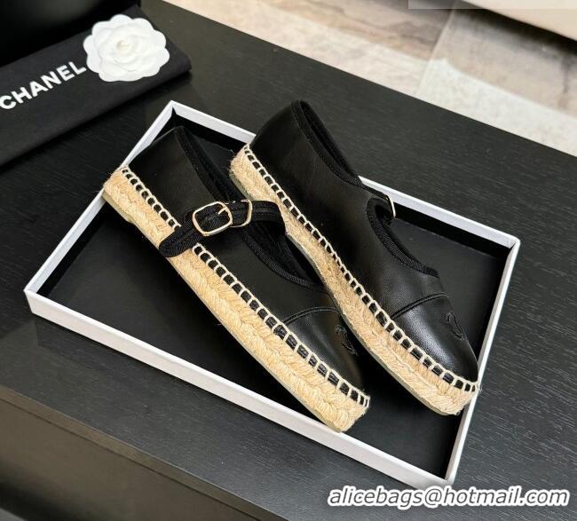 Good Looking Chanel Calfskin Mary Janes in Black Lambskin G47256 Spring Summer 2026