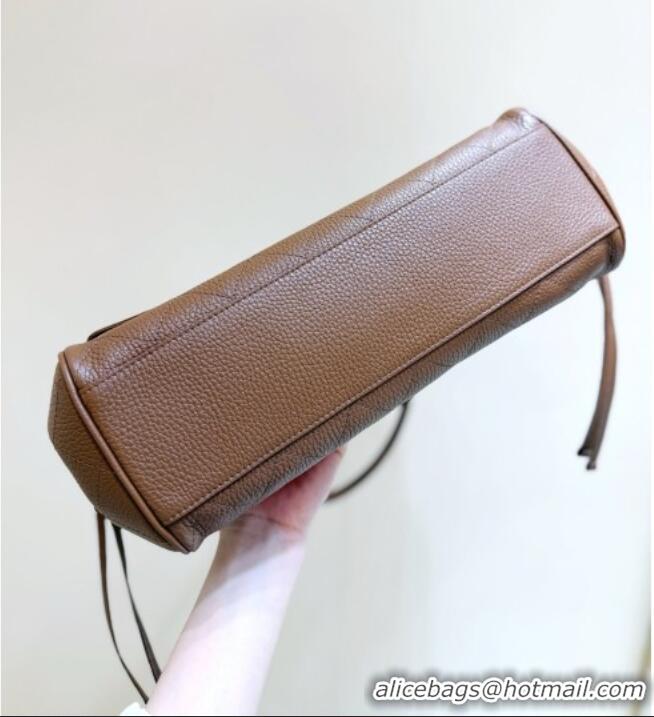 Grade Design Chanel Small Shopping Bag in Brown Grained Calfskin AS6288 Spring Summer 2026 Top Quality