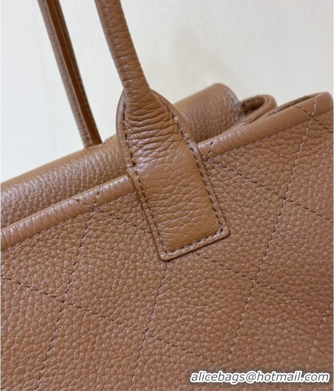 Grade Design Chanel Small Shopping Bag in Brown Grained Calfskin AS6288 Spring Summer 2026 Top Quality