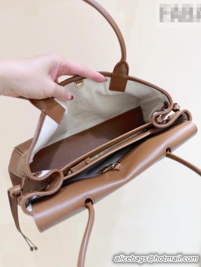 Grade Design Chanel Small Shopping Bag in Brown Grained Calfskin AS6288 Spring Summer 2026 Top Quality