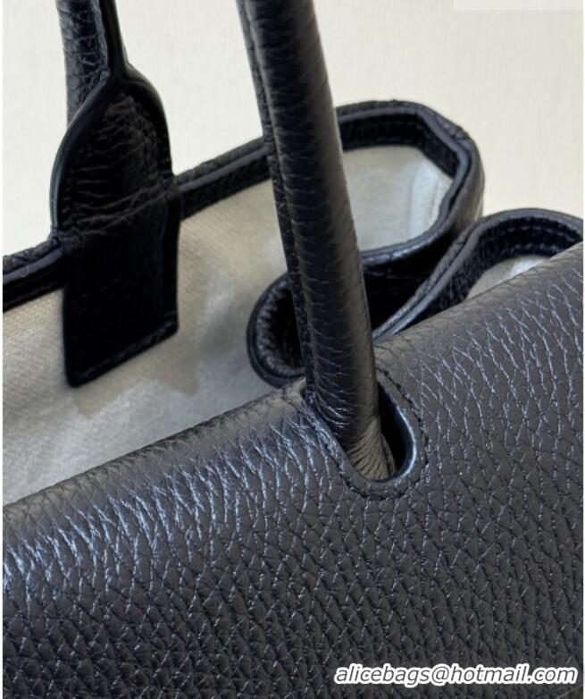 Good Taste Chanel Small Shopping Bag in Black Grained Calfskin AS6288 Spring Summer 2026 Top Quality