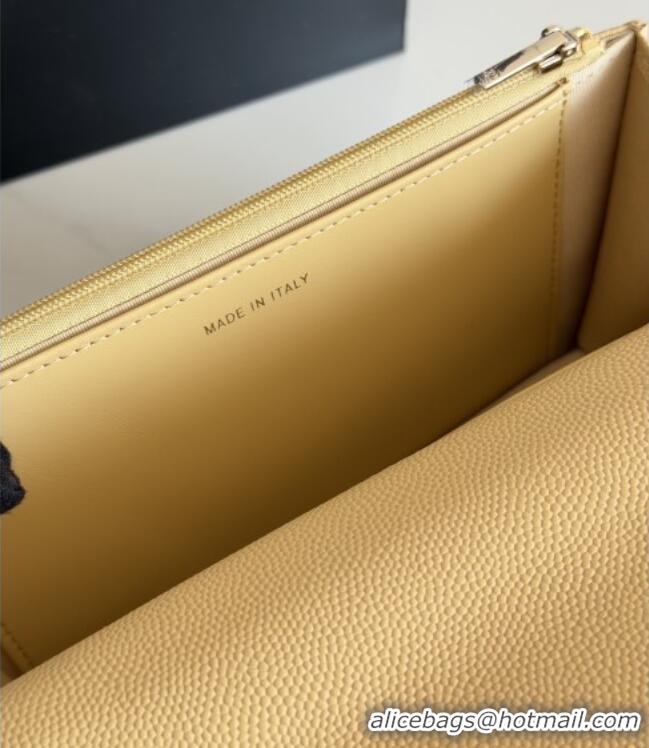 Inexpensive Chanel Wallet On Chain with Top Handle Grained Shiny Calfskin AP4931 Apricot 2026