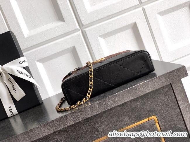 Market Sells Chanel Vanity with Chain in Suede Calfskin & Shiny Lambskin AP5186 Coffee Brown 2026