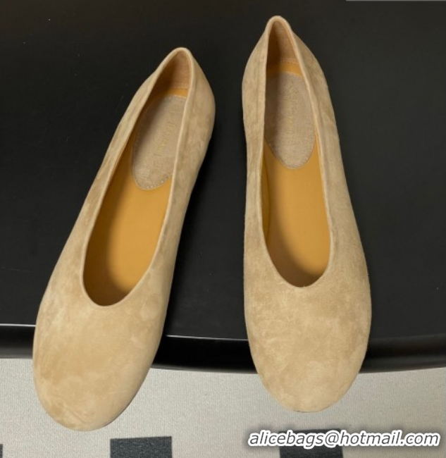 Good Product The Row Suede Flat Loafers TR120803 Beige 2026