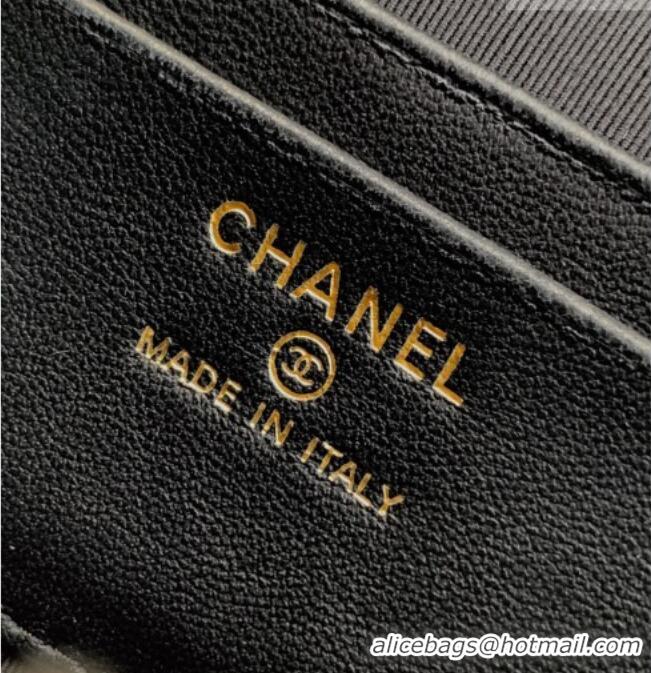 Low Cost Chanel Vanity with Chain in Suede Calfskin & Shiny Lambskin AP5186 Light Grey 2026