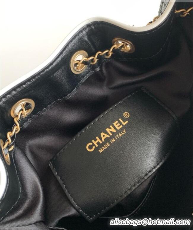 Luxury Discount Chanel 25 Mini Hobo Handbag in Braided Raffia AS5631 Black 2026