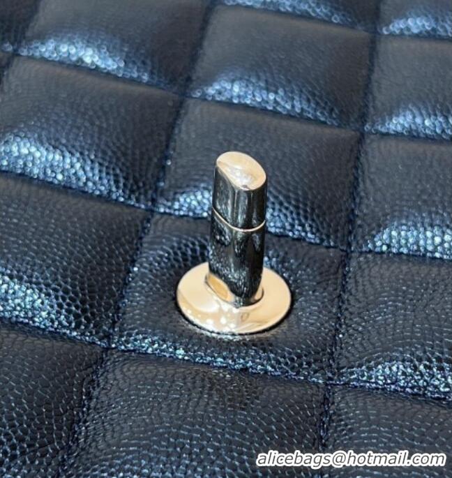 Market Sells Chanel XXL Maxi Classic Flap Bag in Grained Calfskin AS4461 Black 2024 Top Quality