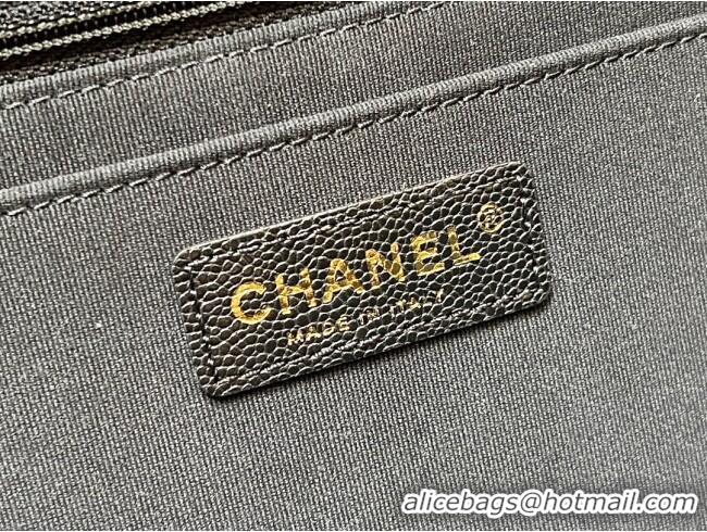 Market Sells Chanel XXL Maxi Classic Flap Bag in Grained Calfskin AS4461 Black 2024 Top Quality