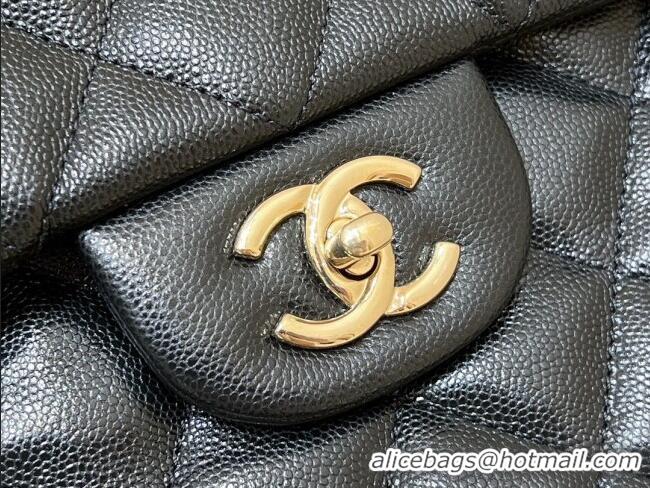 Market Sells Chanel XXL Maxi Classic Flap Bag in Grained Calfskin AS4461 Black 2024 Top Quality