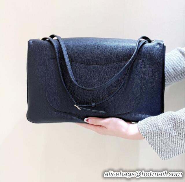 Luxury Cheap Chanel Maxi Flap Bag in Black Grained Calfskin AS6233 Spring Summer 2026 Top Quality