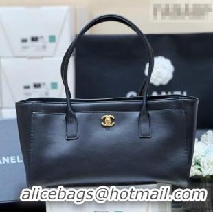 Pretty Style Chanel Small Shopping Bag in Black Calfskin AS6243 2026 Top Quality