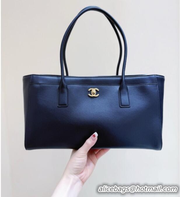 Pretty Style Chanel Small Shopping Bag in Black Calfskin AS6243 2026 Top Quality