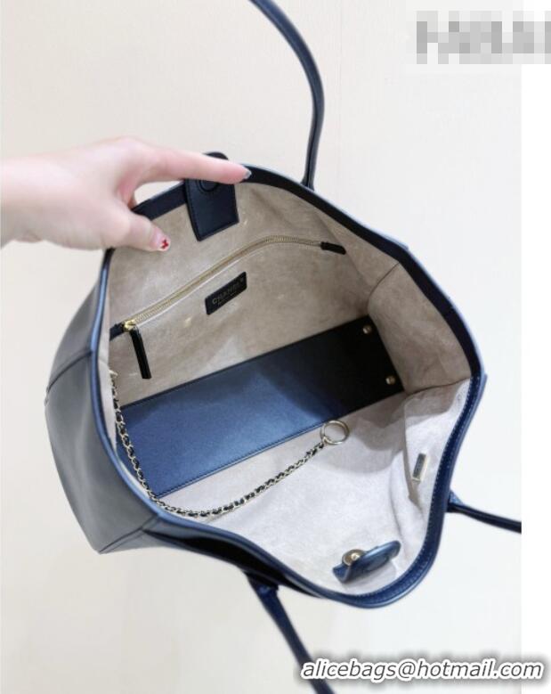 Pretty Style Chanel Small Shopping Bag in Black Calfskin AS6243 2026 Top Quality