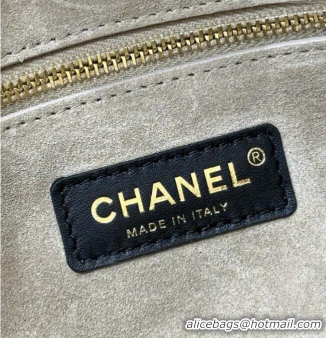 Pretty Style Chanel Small Shopping Bag in Black Calfskin AS6243 2026 Top Quality