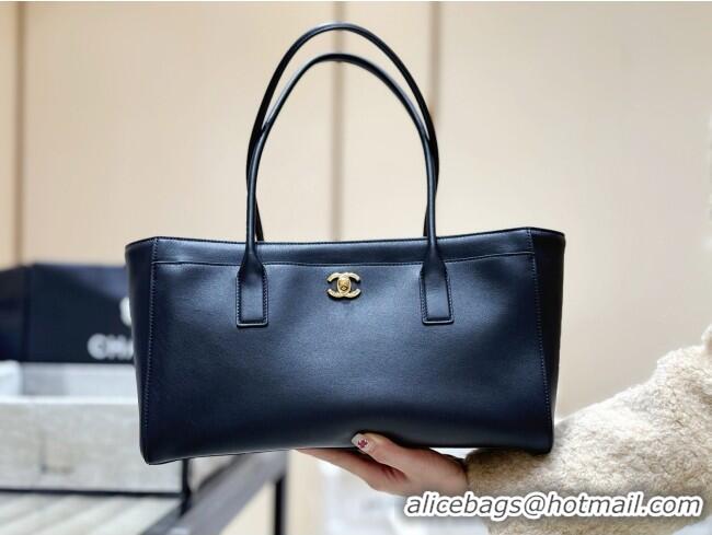 Pretty Style Chanel Small Shopping Bag in Black Calfskin AS6243 2026 Top Quality