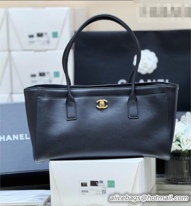 Pretty Style Chanel Small Shopping Bag in Black Calfskin AS6243 2026 Top Quality