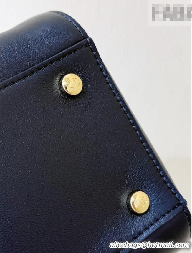 Pretty Style Chanel Small Shopping Bag in Black Calfskin AS6243 2026 Top Quality