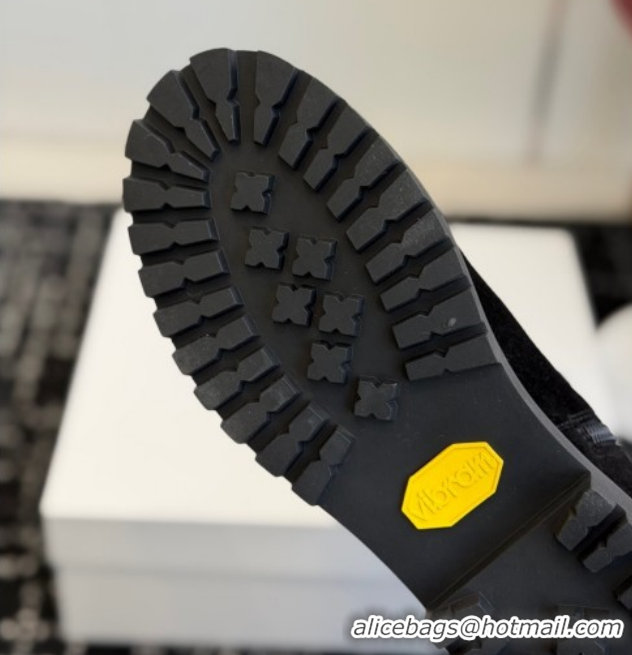 Low Price The Row Suede Flat Ankle Boots TR120809 Black 2026