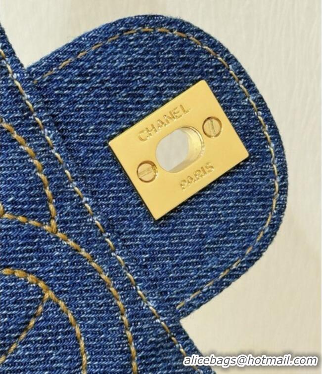 New Design Chanel 1996-1997 Denim Backpack 76828 Blue Top Quality