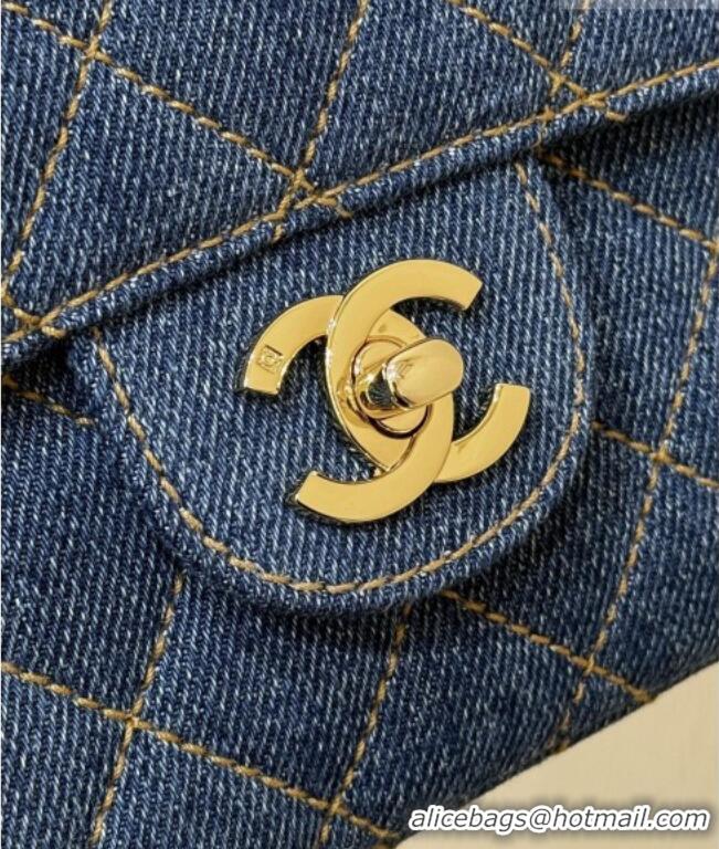 New Design Chanel 1996-1997 Denim Backpack 76828 Blue Top Quality