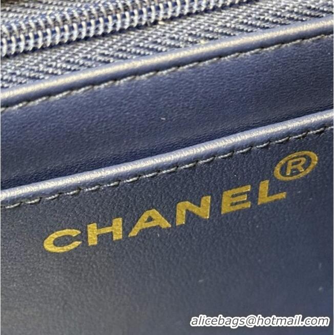 New Design Chanel 1996-1997 Denim Backpack 76828 Blue Top Quality