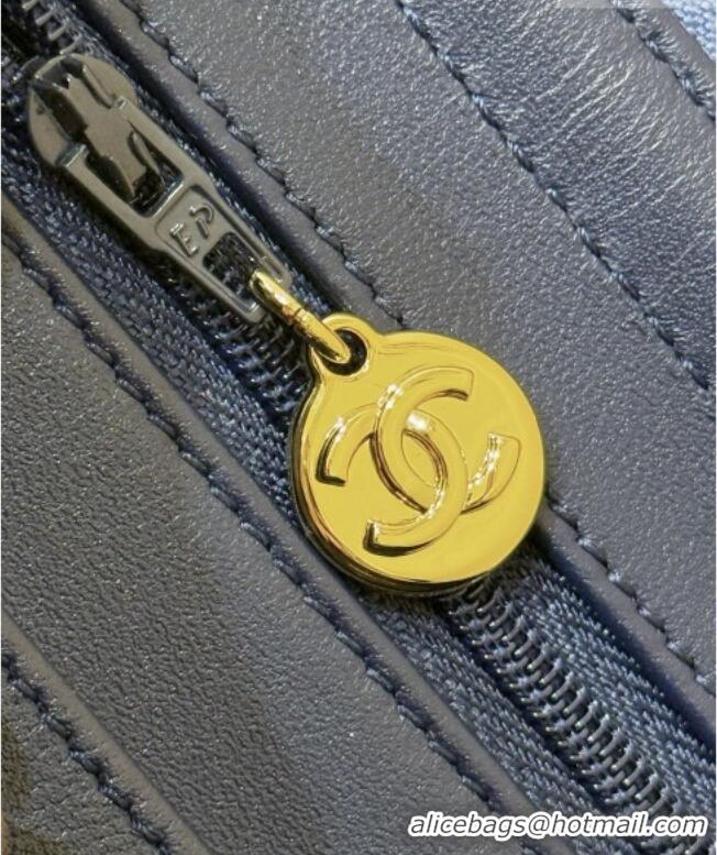 New Design Chanel 1996-1997 Denim Backpack 76828 Blue Top Quality