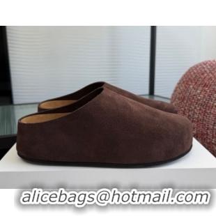 Most Popular The Row Suede Platform Mules Brown 0224057 2026
