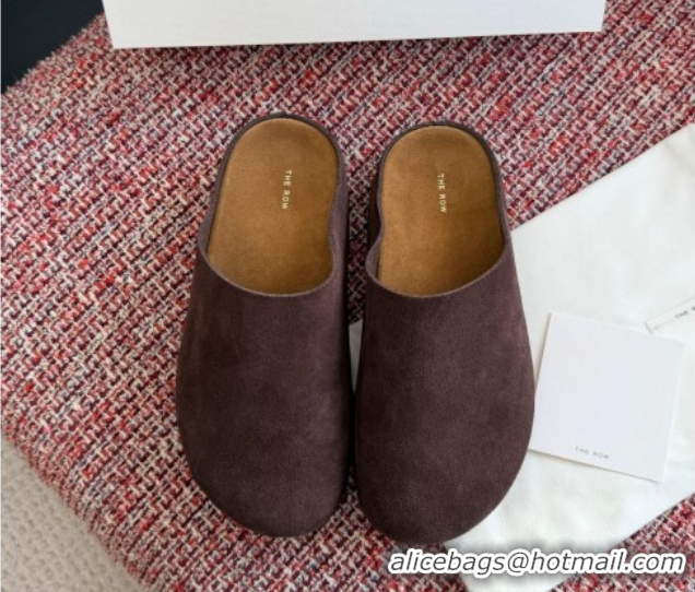 Most Popular The Row Suede Platform Mules Brown 0224057 2026