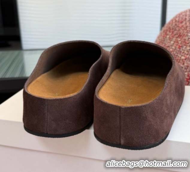 Most Popular The Row Suede Platform Mules Brown 0224057 2026