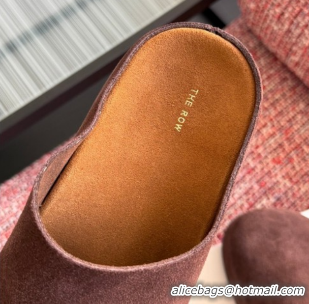 Most Popular The Row Suede Platform Mules Brown 0224057 2026