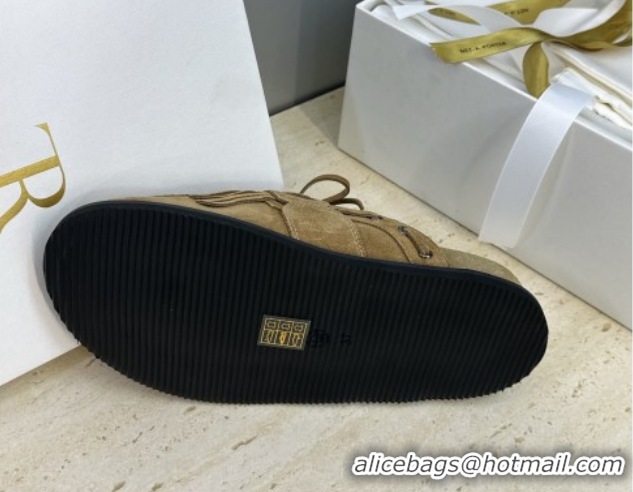 Best Price The Row Suede Mules with Tassel Brown 0224061 2026