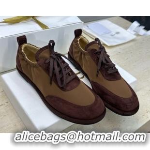 Purchase The Row Suede and Fabric Sneakers Brown 0224065 2026