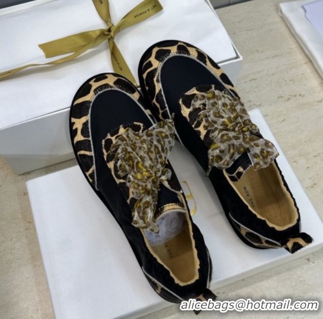 Best Product The Row Leopard Print and Fabric Sneakers 0224068 2026