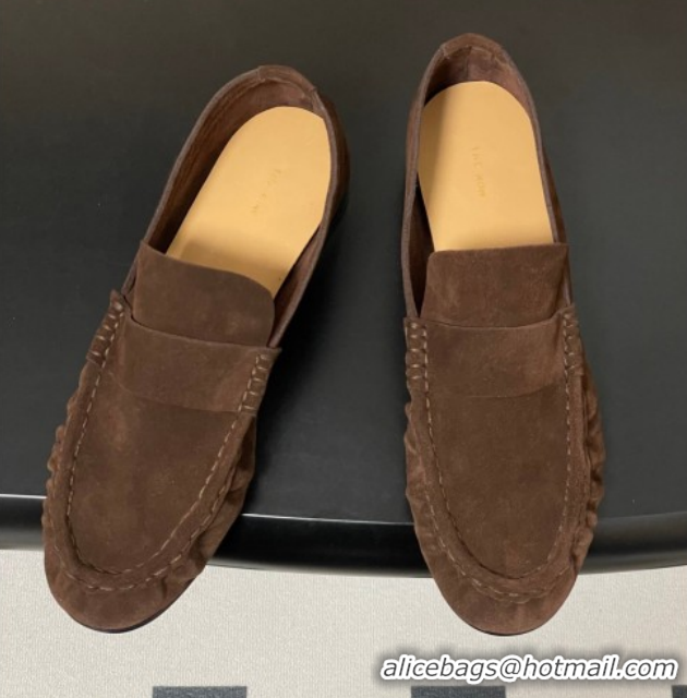 Good Product The Row Suede Loafers TR022401 Brown 2026