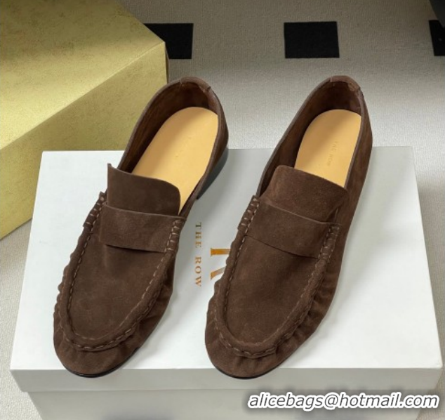 Good Product The Row Suede Loafers TR022401 Brown 2026
