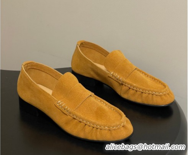 Trendy Design The Row Suede Loafers TR022401 Yellow 2026