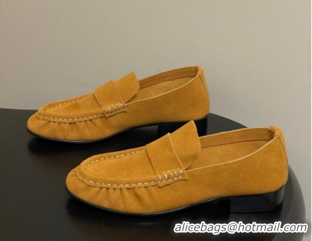 Trendy Design The Row Suede Loafers TR022401 Yellow 2026