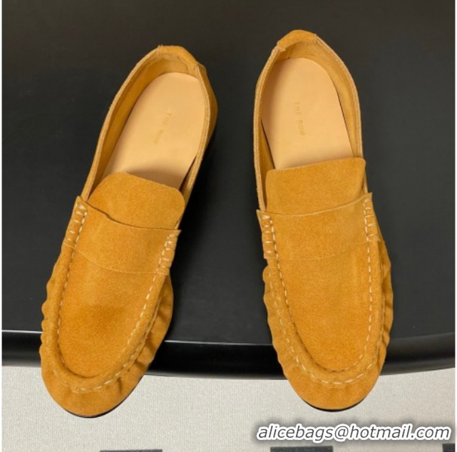 Trendy Design The Row Suede Loafers TR022401 Yellow 2026