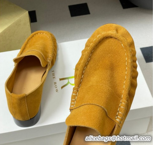 Trendy Design The Row Suede Loafers TR022401 Yellow 2026