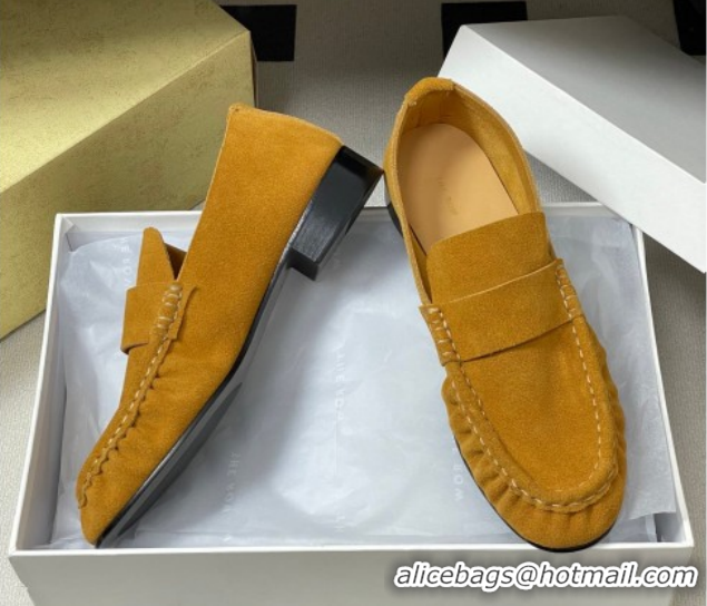 Trendy Design The Row Suede Loafers TR022401 Yellow 2026