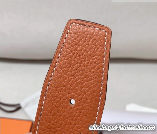 Shop Cheap Hermes Constance Belt Buckle & Reversible Togo Calfskin Leather Strap 3.8cm 0108 Black/Brown 2025