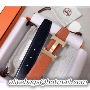 ​Most Popular Hermes Constance Belt Buckle & Reversible Calfskin Leather Strap 3.8cm 010802 Brown/Gold 2025