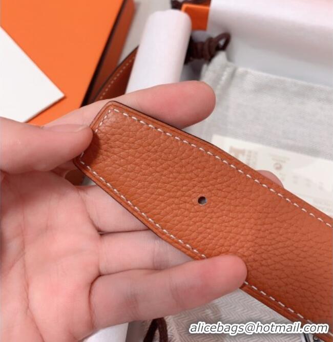 ​Most Popular Hermes Constance Belt Buckle & Reversible Calfskin Leather Strap 3.8cm 010802 Brown/Gold 2025