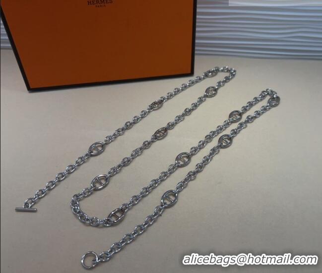 Traditional Specials Hermes Kelly Chain Belt HS011001 Silver 2025