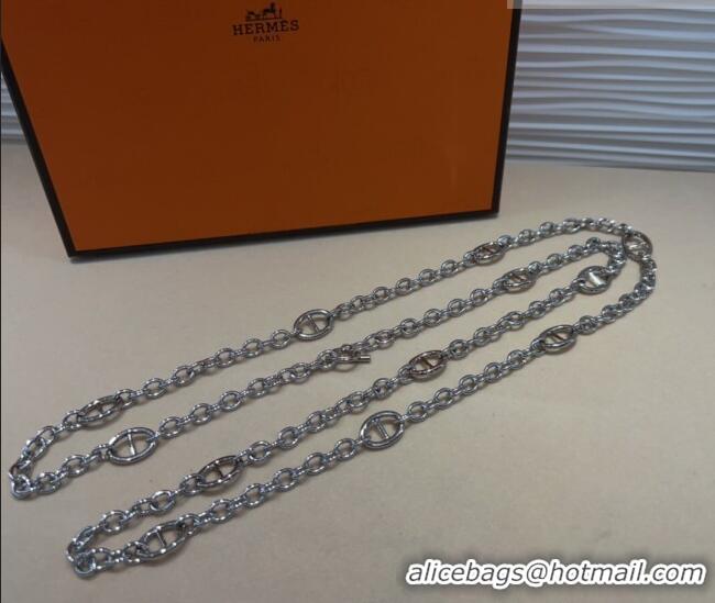 Traditional Specials Hermes Kelly Chain Belt HS011001 Silver 2025