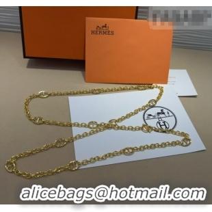 Fashion Discount Hermes Kelly Chain Belt HS011001 Gold 2025