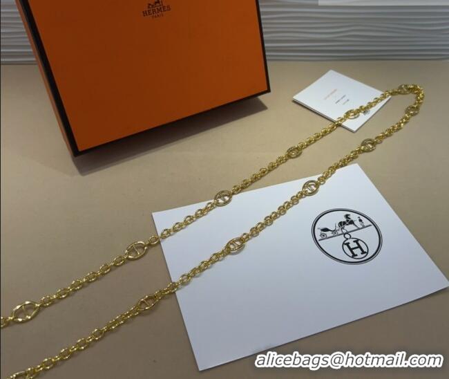 Fashion Discount Hermes Kelly Chain Belt HS011001 Gold 2025